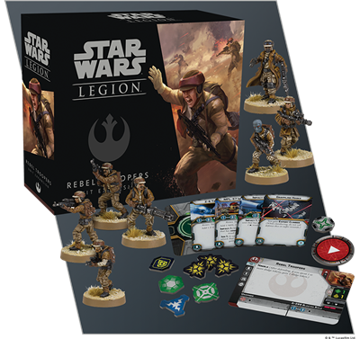 Star Wars Legion Rebel Troopers Unit Expansion